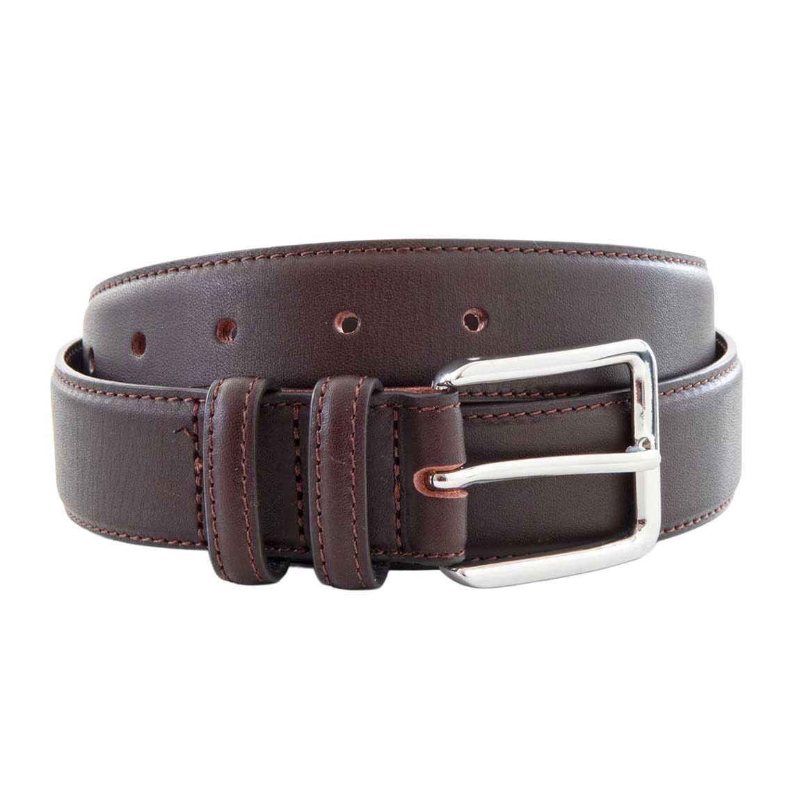 Rembrandt Leeds Chocolate Brown Leather Belt